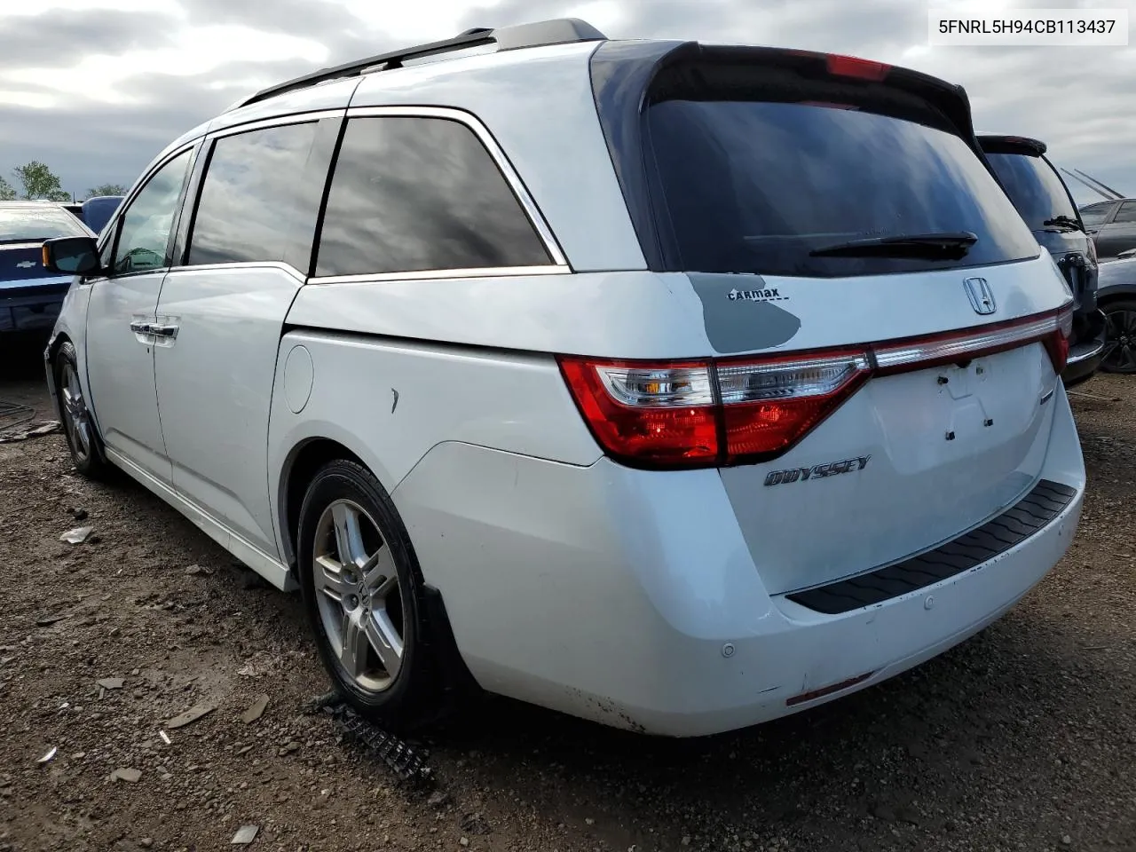 5FNRL5H94CB113437 2012 Honda Odyssey Touring