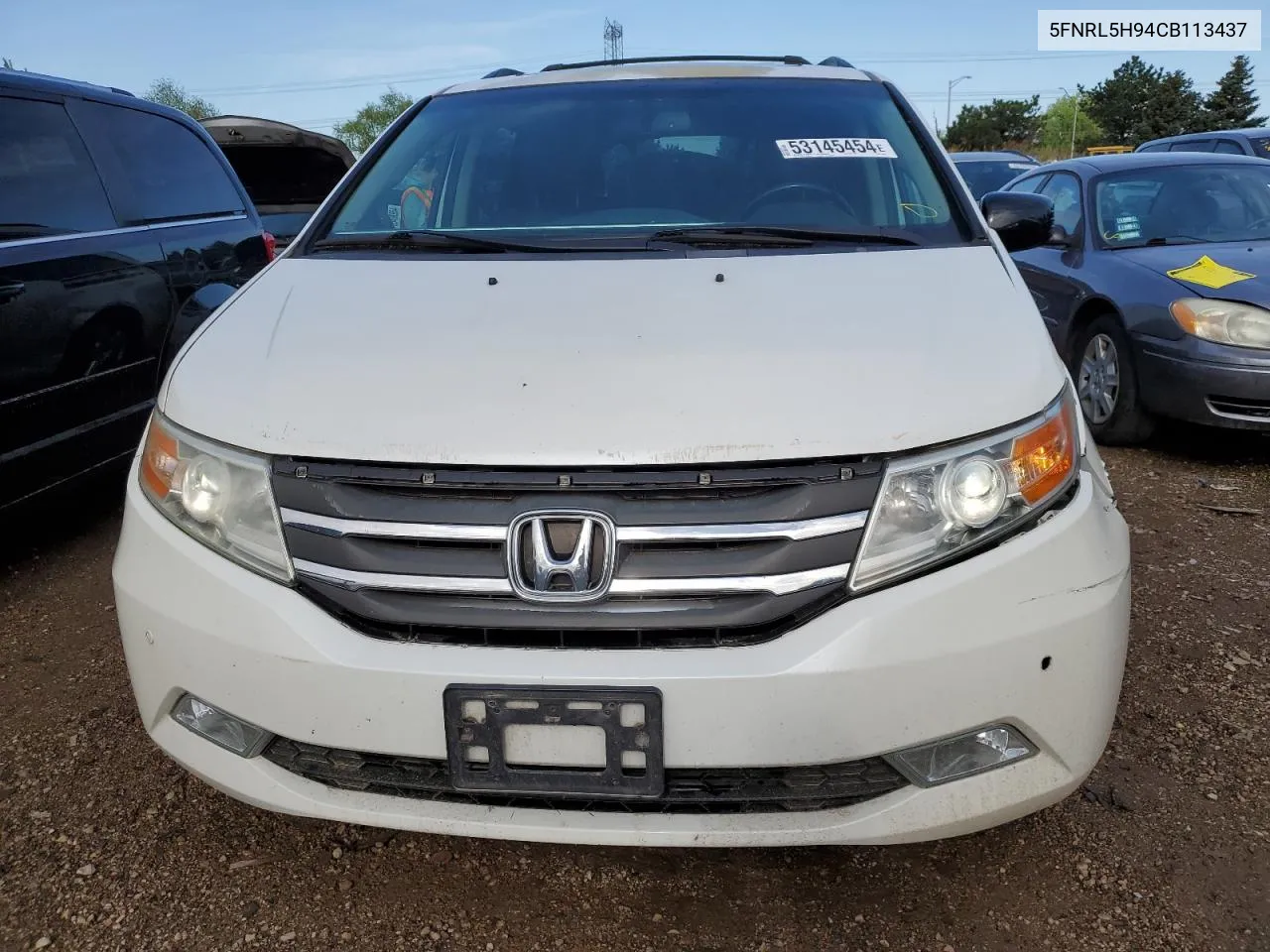 5FNRL5H94CB113437 2012 Honda Odyssey Touring