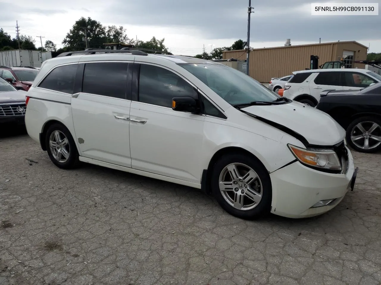 2012 Honda Odyssey Touring VIN: 5FNRL5H99CB091130 Lot: 56322224