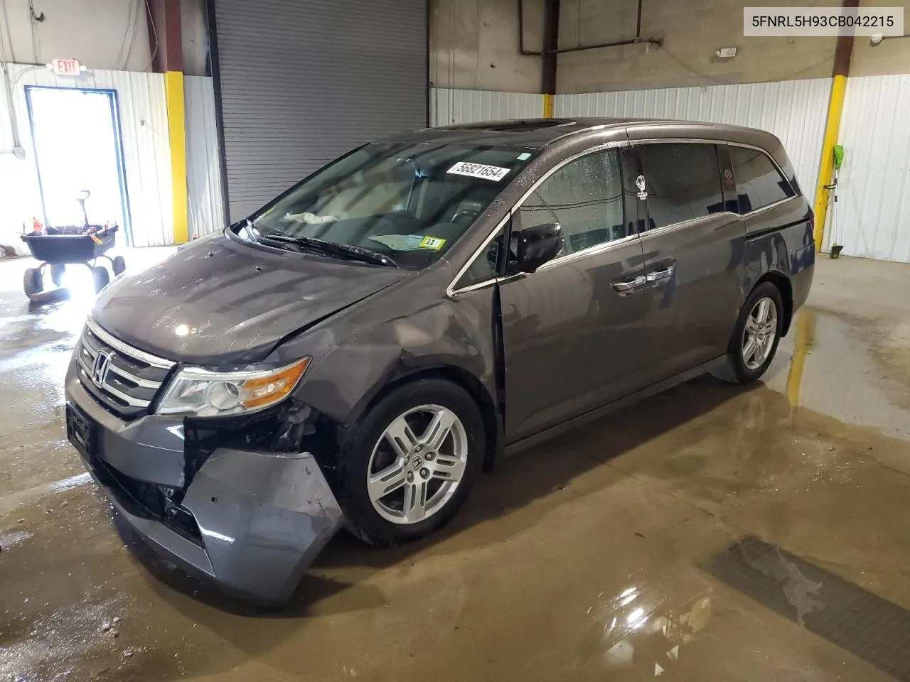 2012 Honda Odyssey Touring VIN: 5FNRL5H93CB042215 Lot: 56821654