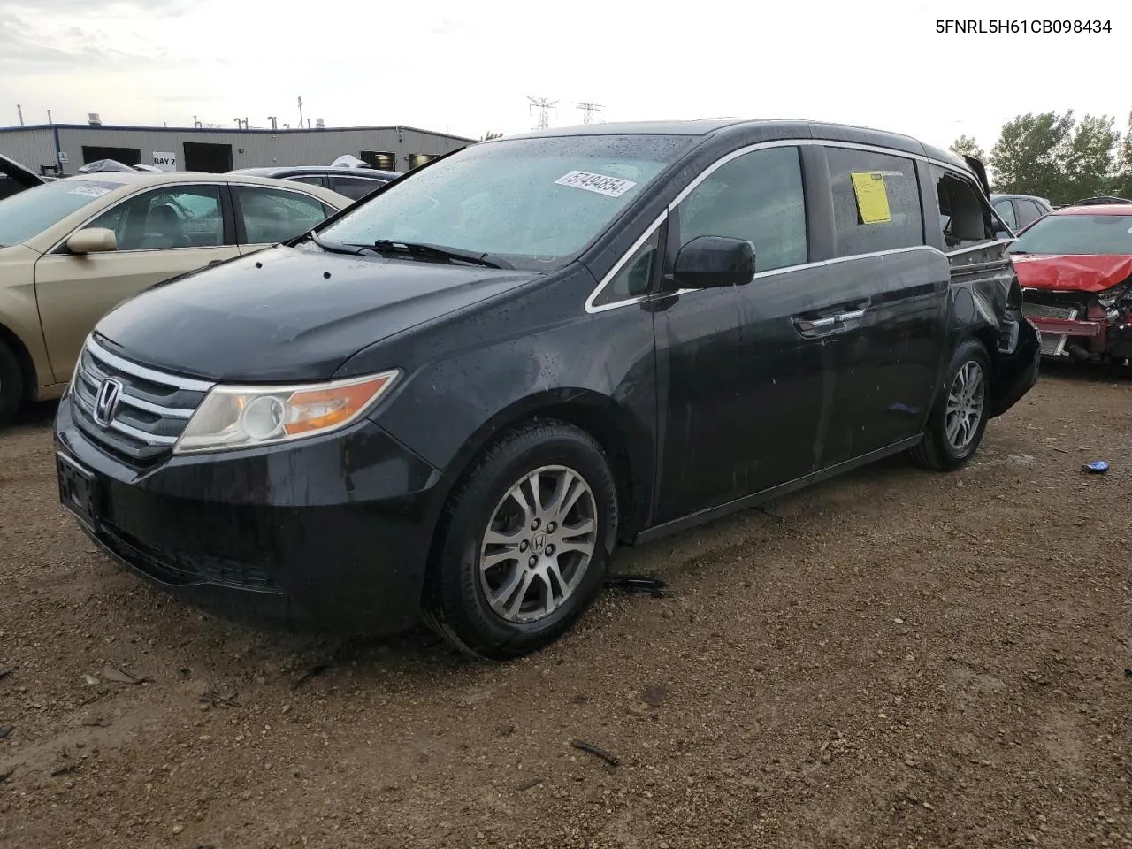 2012 Honda Odyssey Exl VIN: 5FNRL5H61CB098434 Lot: 57494854