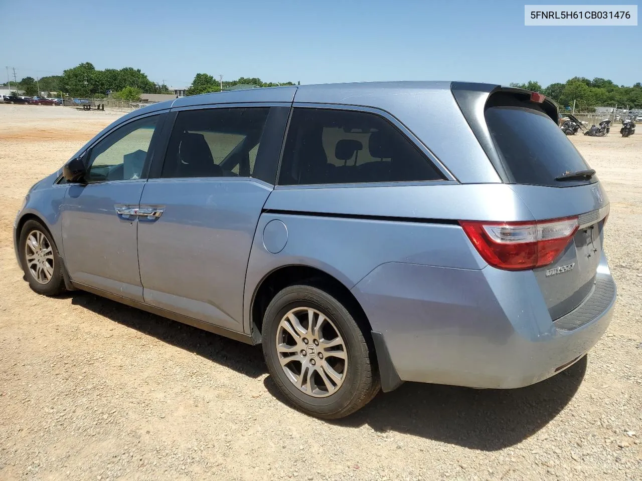 2012 Honda Odyssey Exl VIN: 5FNRL5H61CB031476 Lot: 58067364