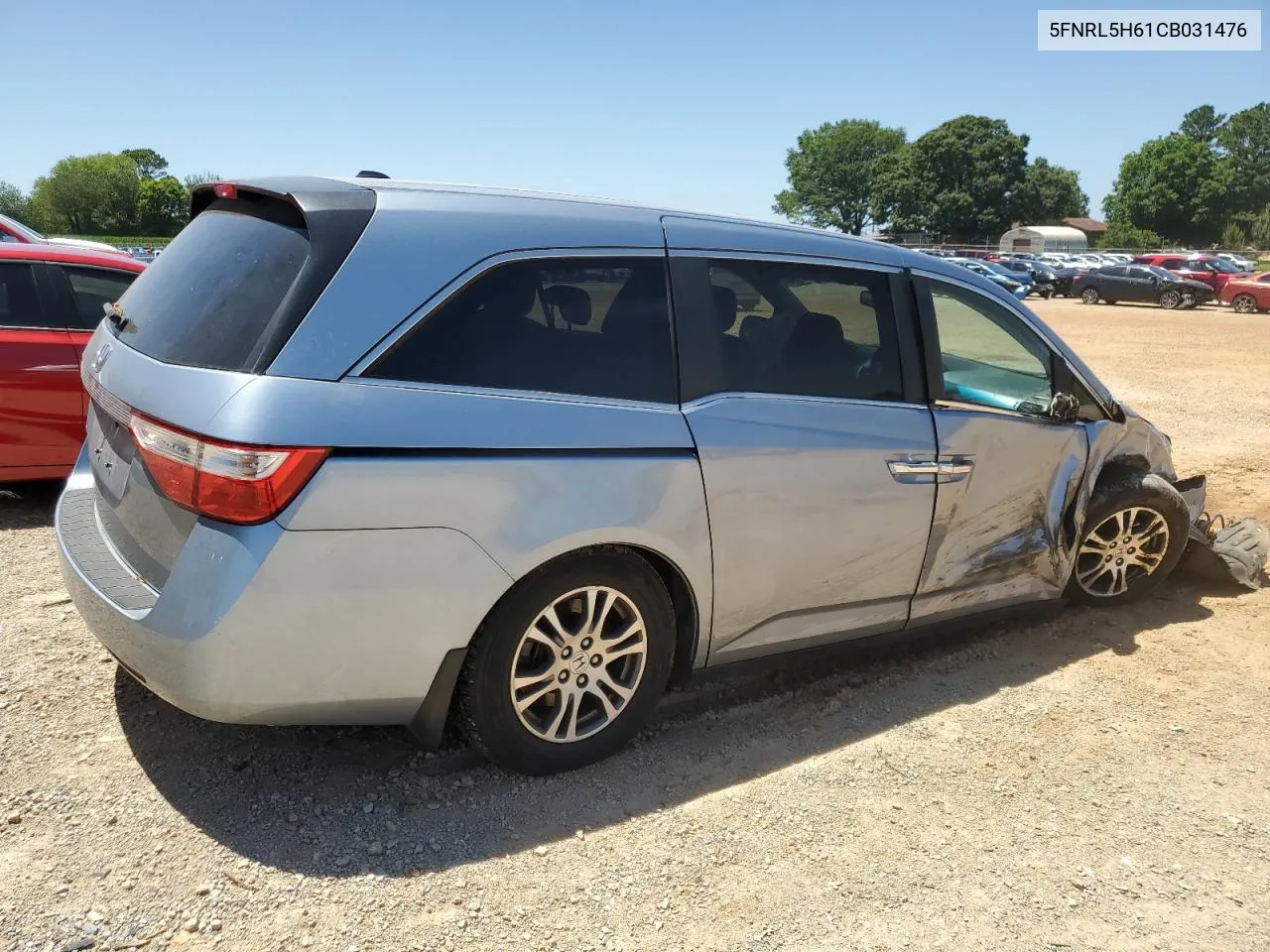 2012 Honda Odyssey Exl VIN: 5FNRL5H61CB031476 Lot: 58067364