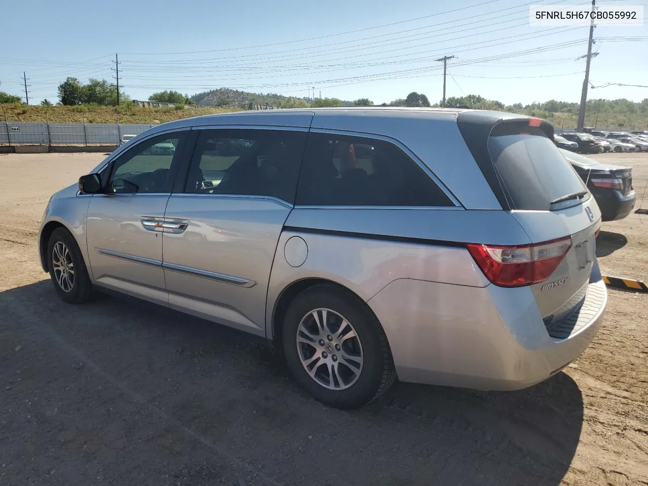 2012 Honda Odyssey Exl VIN: 5FNRL5H67CB055992 Lot: 58881264