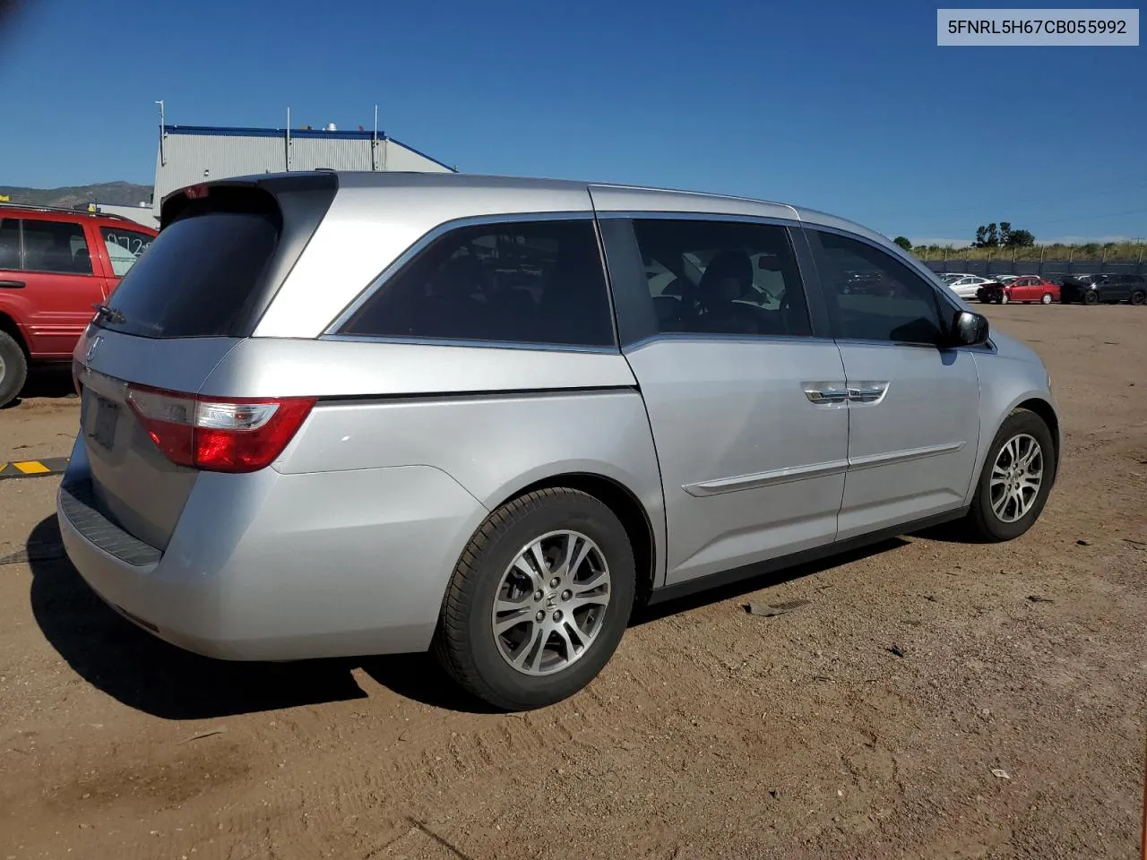 5FNRL5H67CB055992 2012 Honda Odyssey Exl