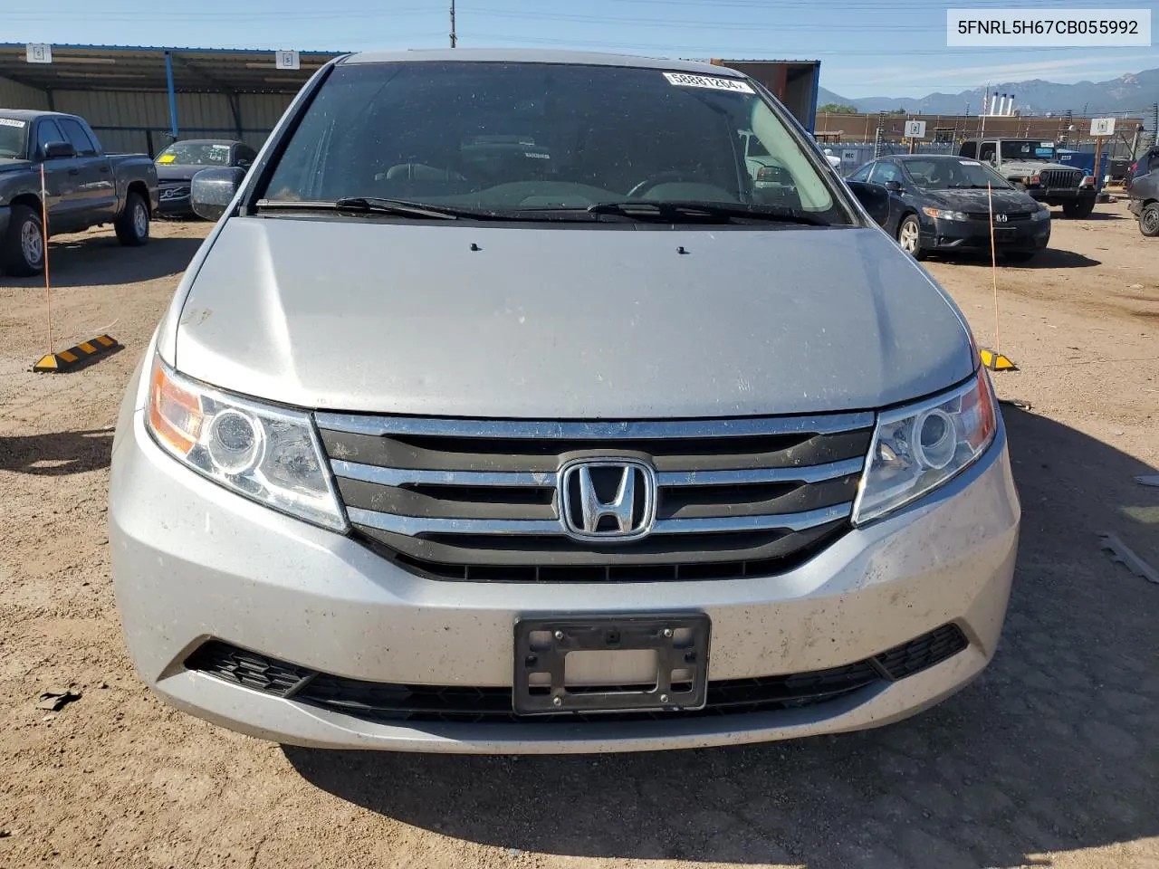 5FNRL5H67CB055992 2012 Honda Odyssey Exl