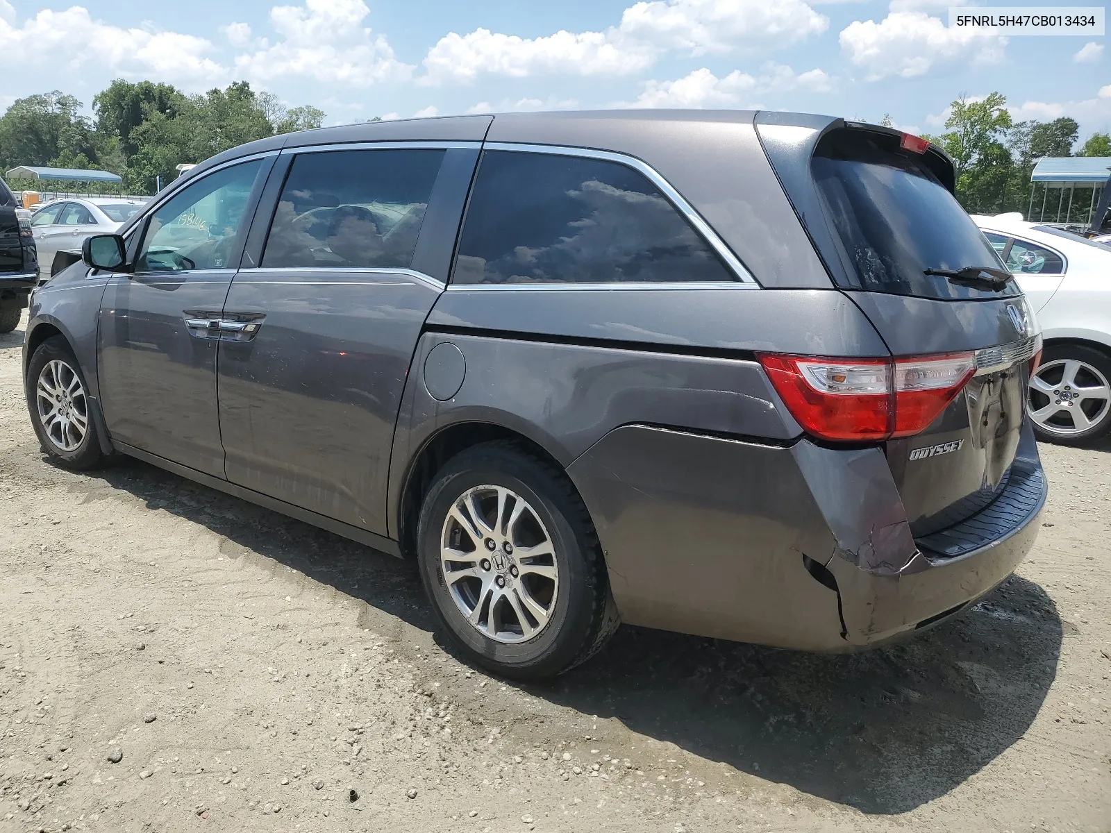 5FNRL5H47CB013434 2012 Honda Odyssey Ex