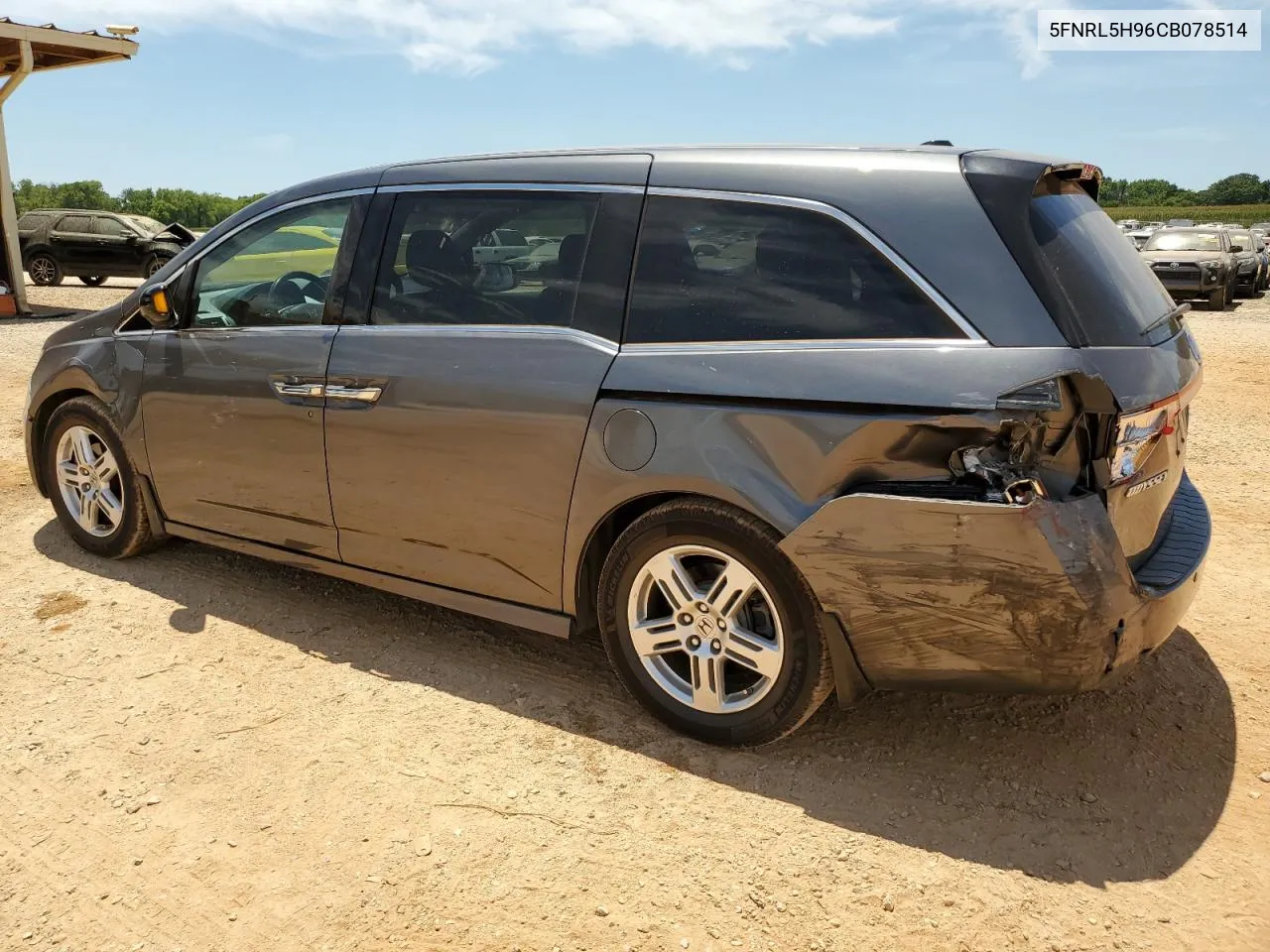 5FNRL5H96CB078514 2012 Honda Odyssey Touring