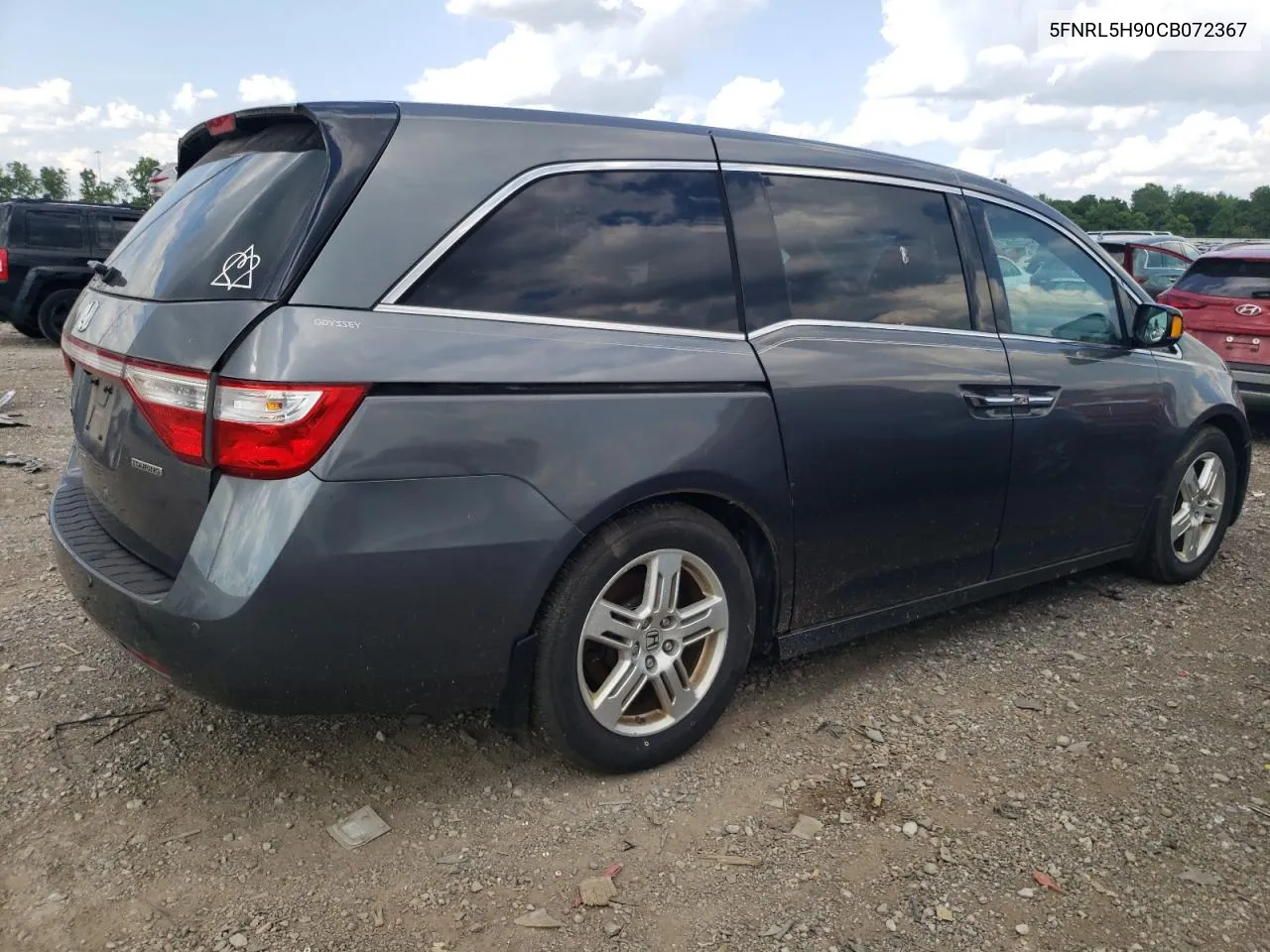 5FNRL5H90CB072367 2012 Honda Odyssey Touring