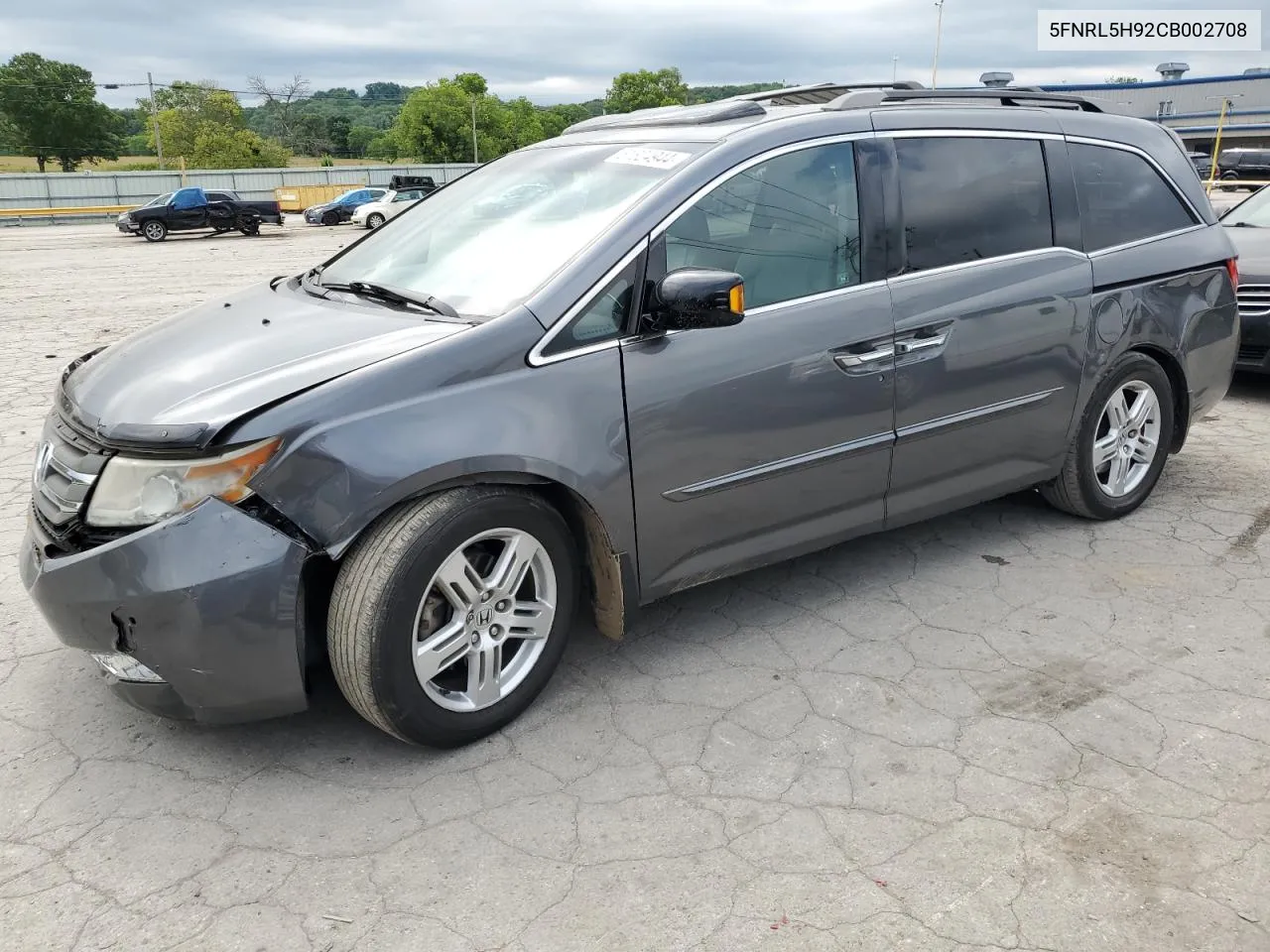 5FNRL5H92CB002708 2012 Honda Odyssey Touring