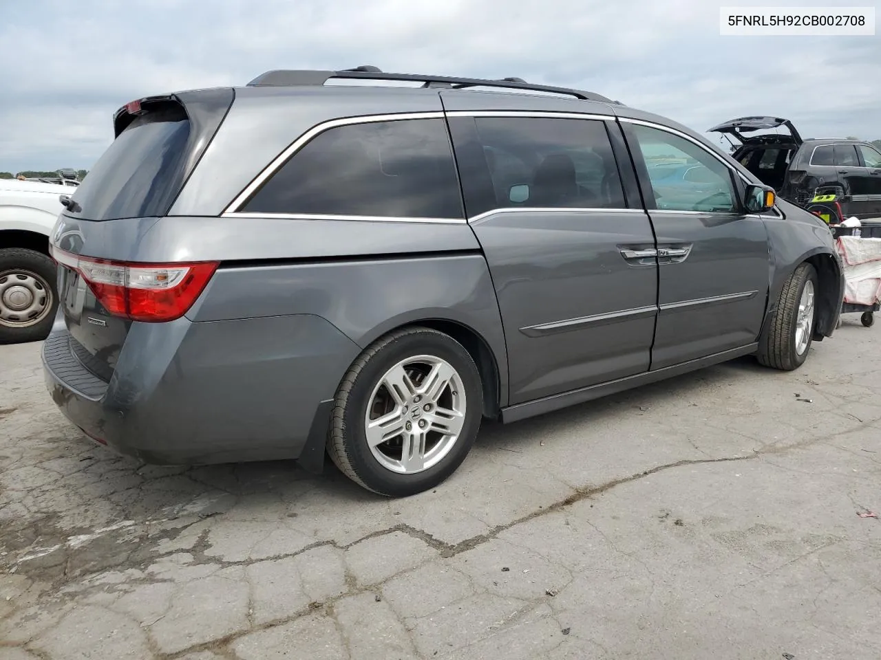 5FNRL5H92CB002708 2012 Honda Odyssey Touring