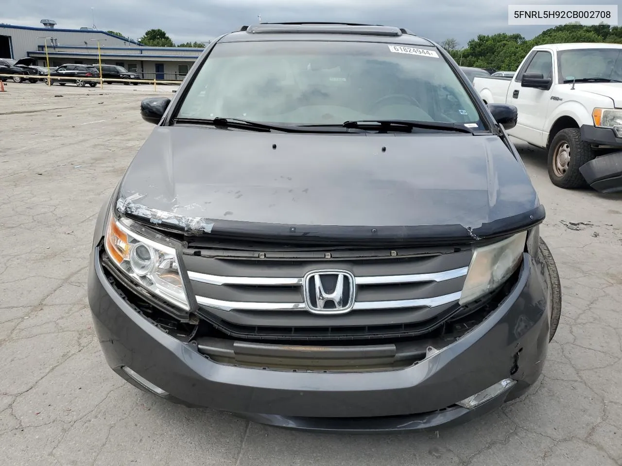 5FNRL5H92CB002708 2012 Honda Odyssey Touring