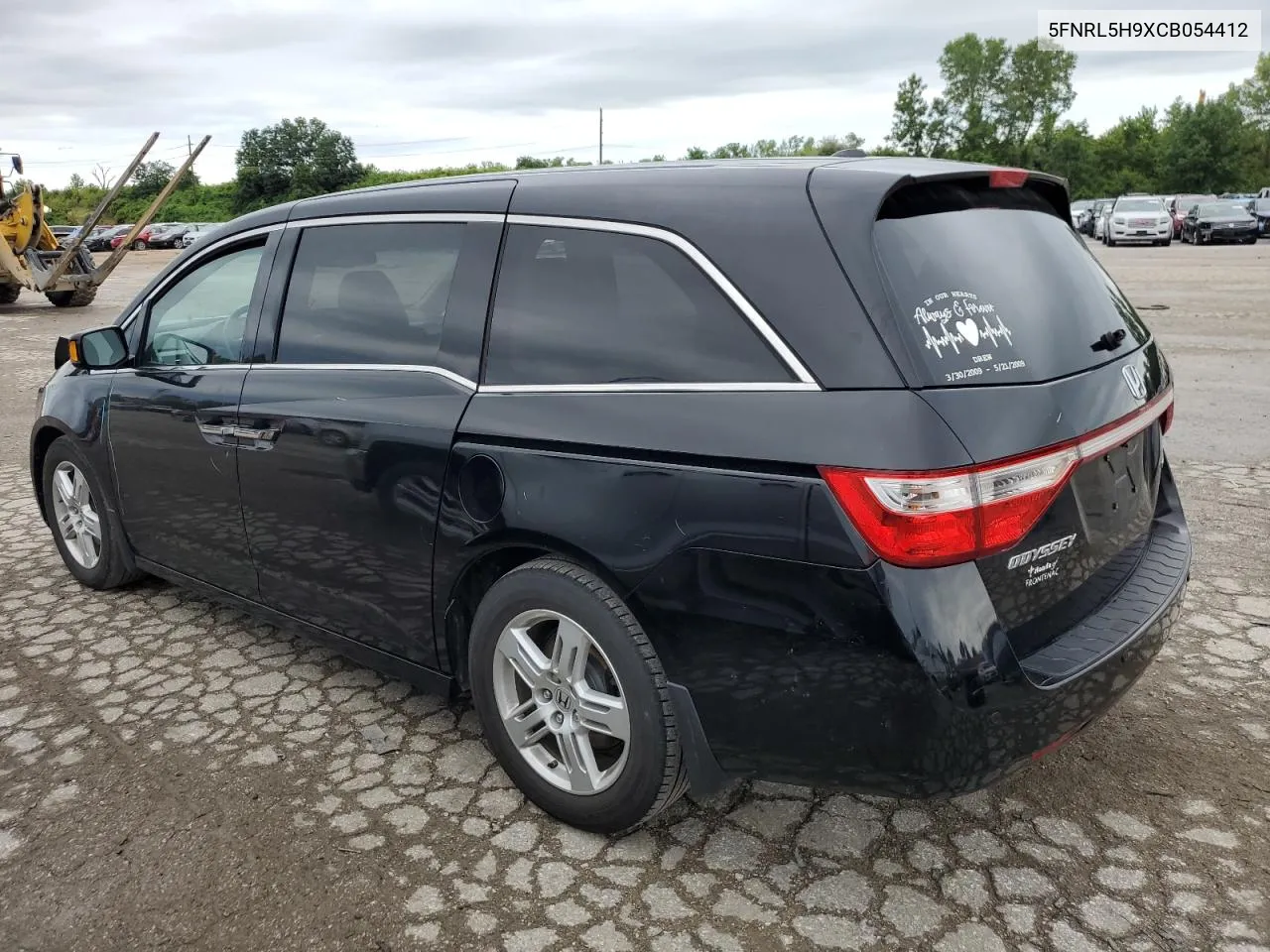 2012 Honda Odyssey Touring VIN: 5FNRL5H9XCB054412 Lot: 61887174