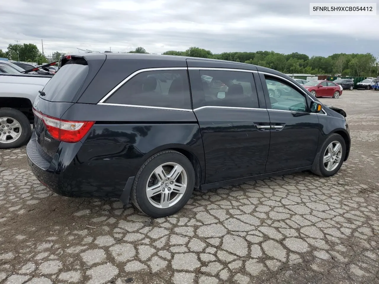 2012 Honda Odyssey Touring VIN: 5FNRL5H9XCB054412 Lot: 61887174