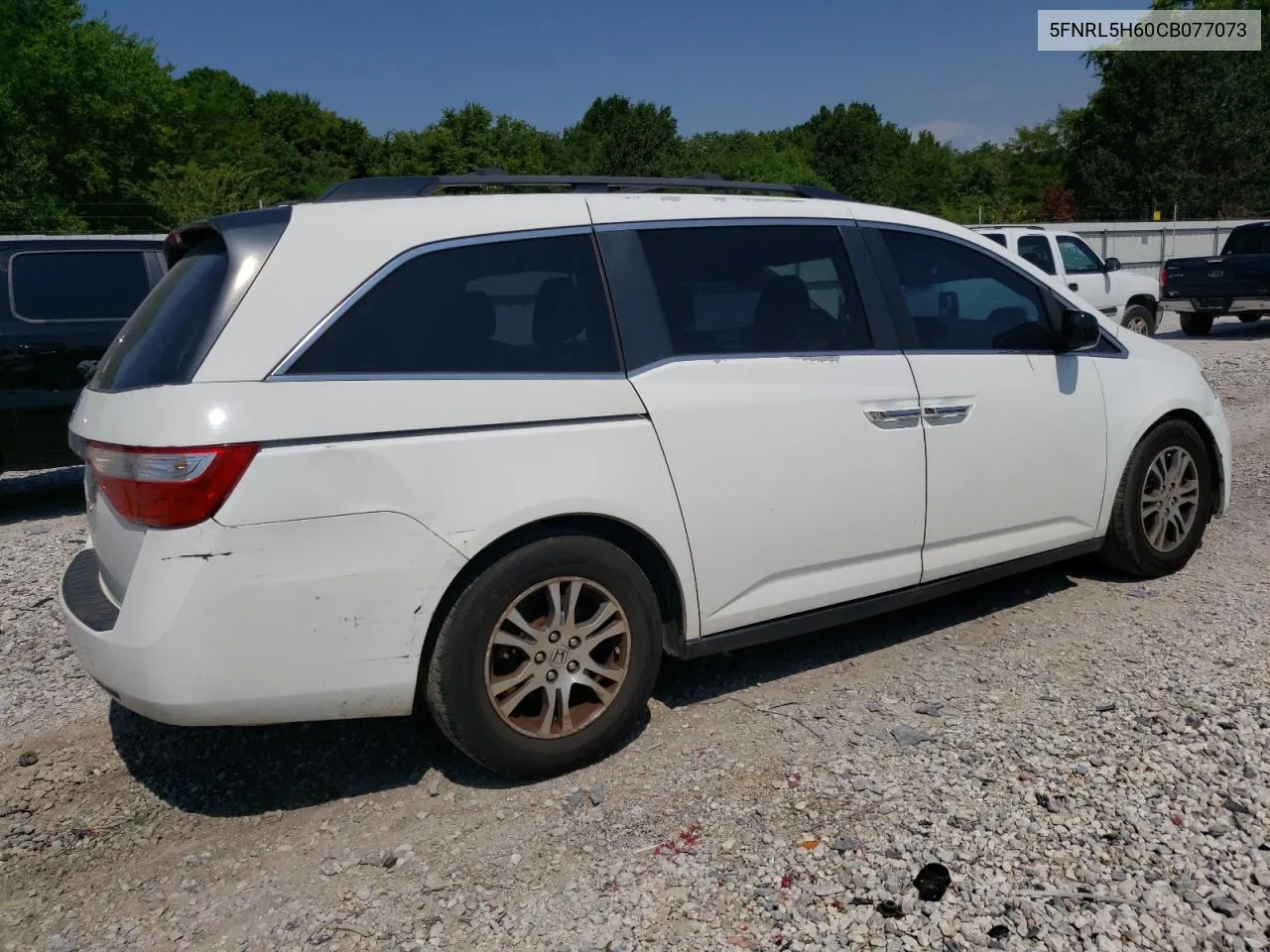 2012 Honda Odyssey Exl VIN: 5FNRL5H60CB077073 Lot: 62548334