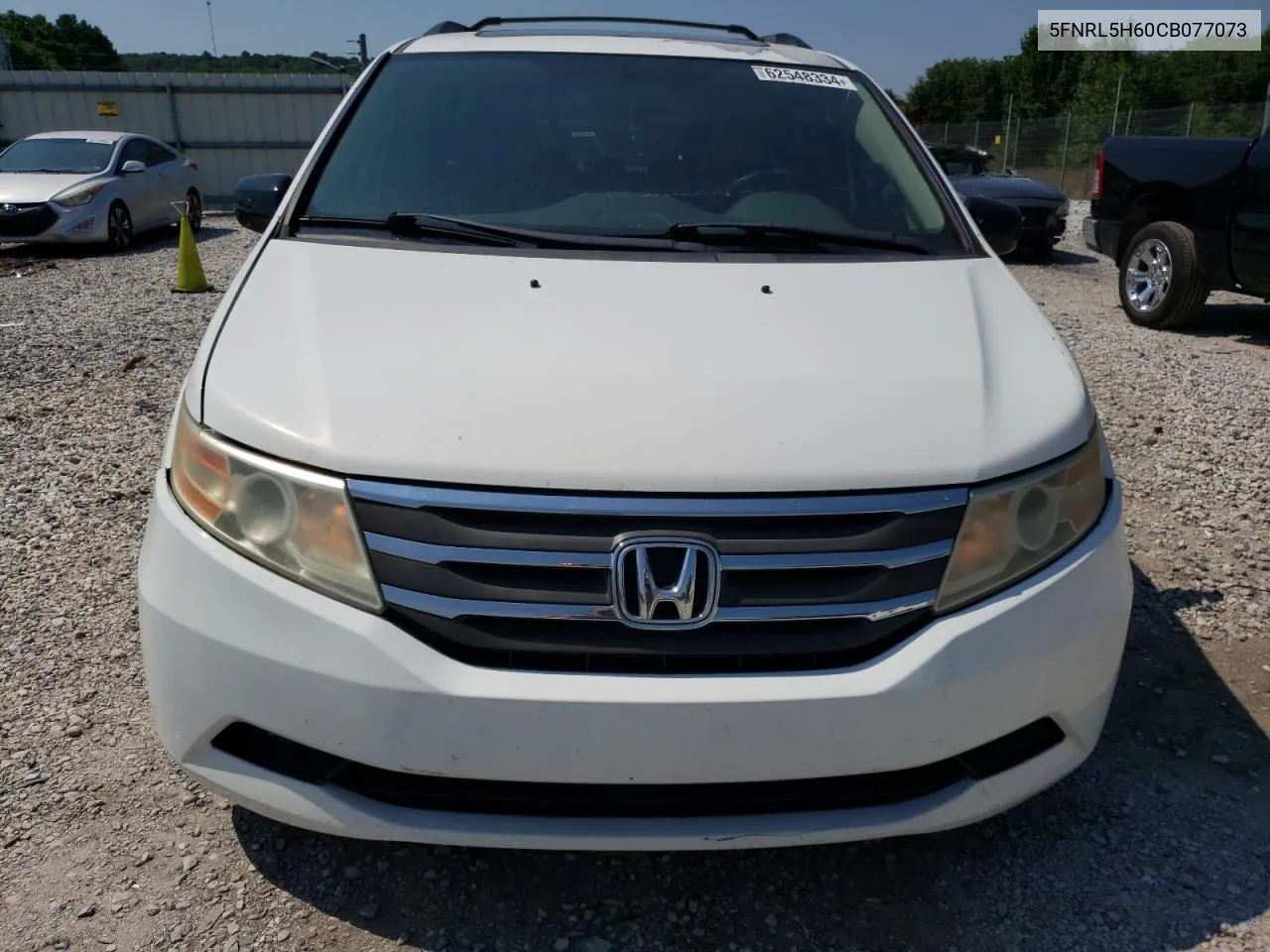 5FNRL5H60CB077073 2012 Honda Odyssey Exl