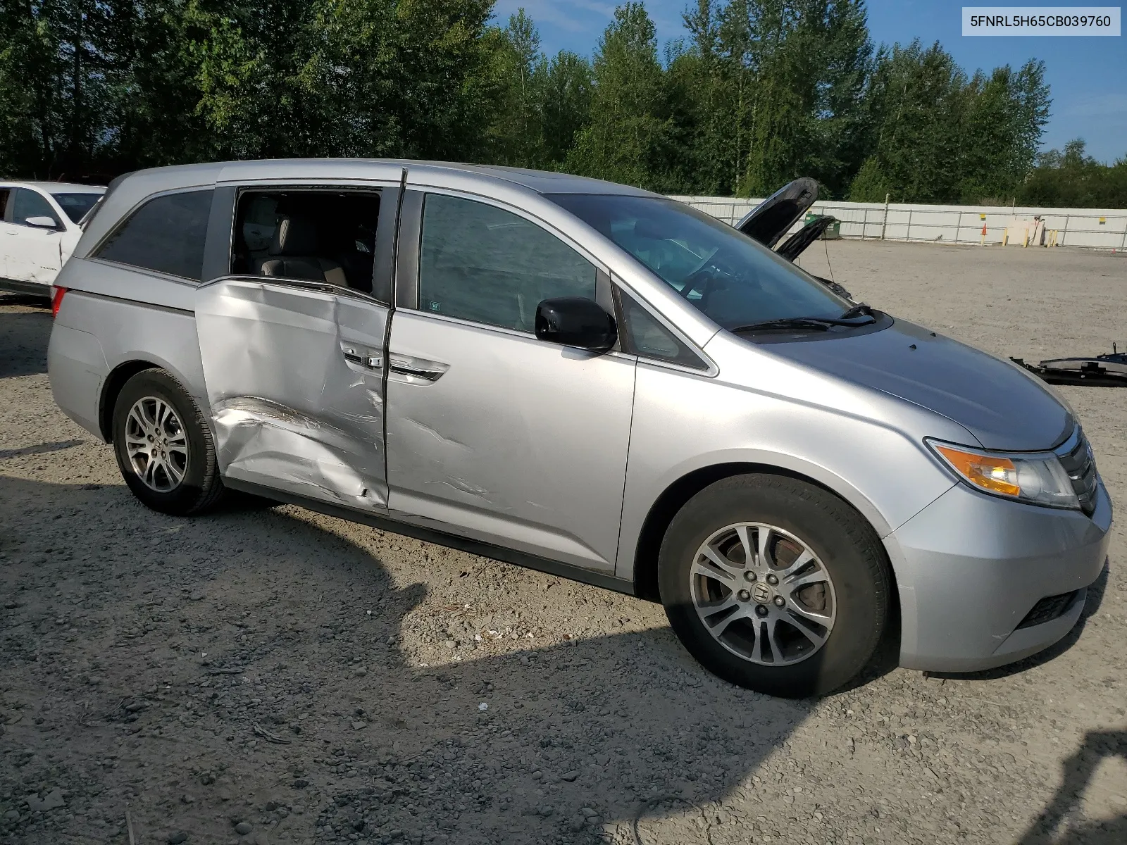 5FNRL5H65CB039760 2012 Honda Odyssey Exl