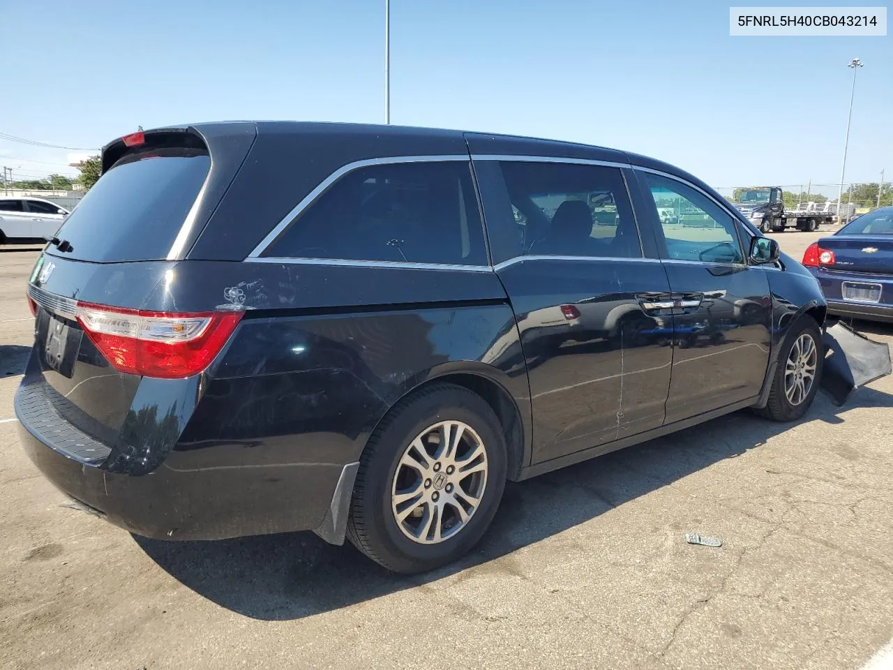 2012 Honda Odyssey Ex VIN: 5FNRL5H40CB043214 Lot: 63841994