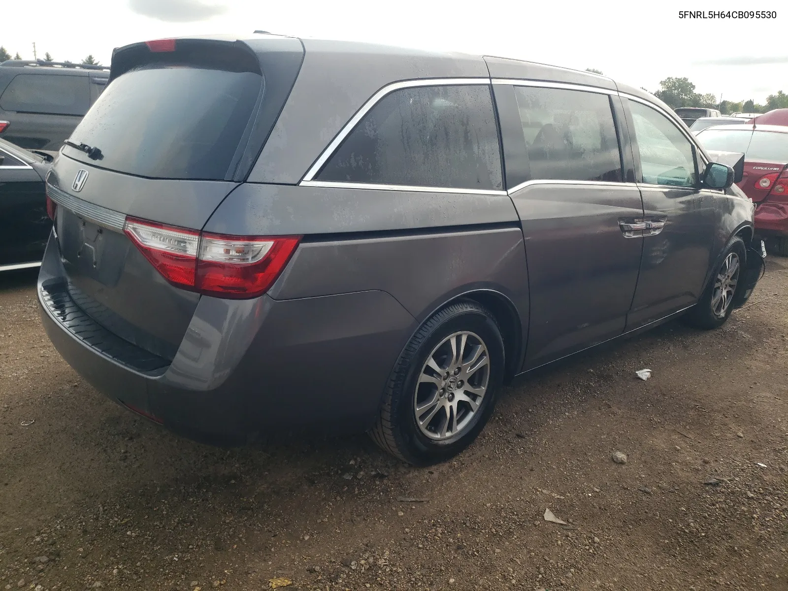 2012 Honda Odyssey Exl VIN: 5FNRL5H64CB095530 Lot: 64062744