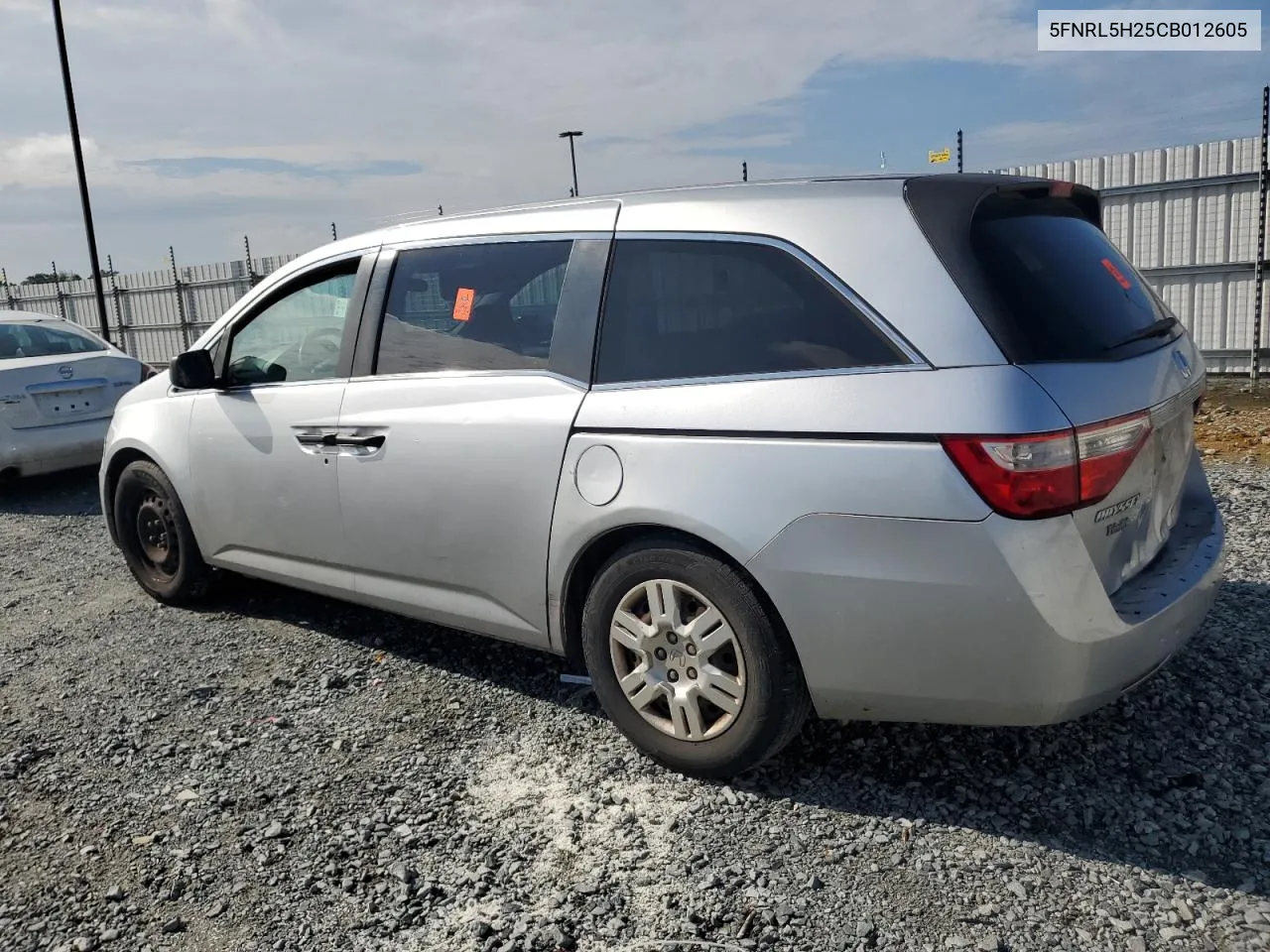 2012 Honda Odyssey Lx VIN: 5FNRL5H25CB012605 Lot: 64418414