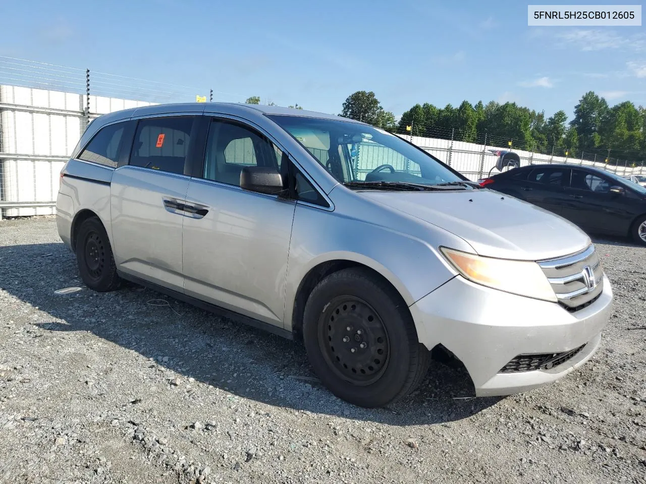 2012 Honda Odyssey Lx VIN: 5FNRL5H25CB012605 Lot: 64418414