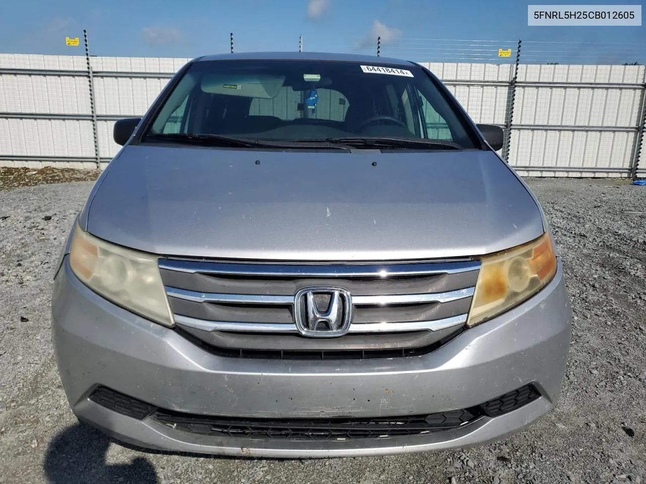 2012 Honda Odyssey Lx VIN: 5FNRL5H25CB012605 Lot: 64418414