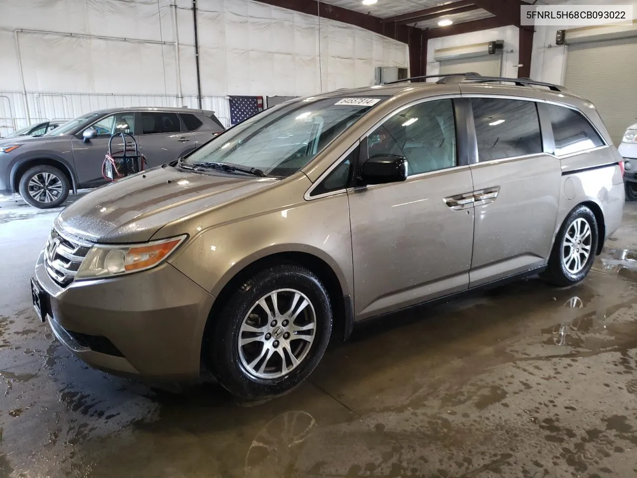 2012 Honda Odyssey Exl VIN: 5FNRL5H68CB093022 Lot: 64557814