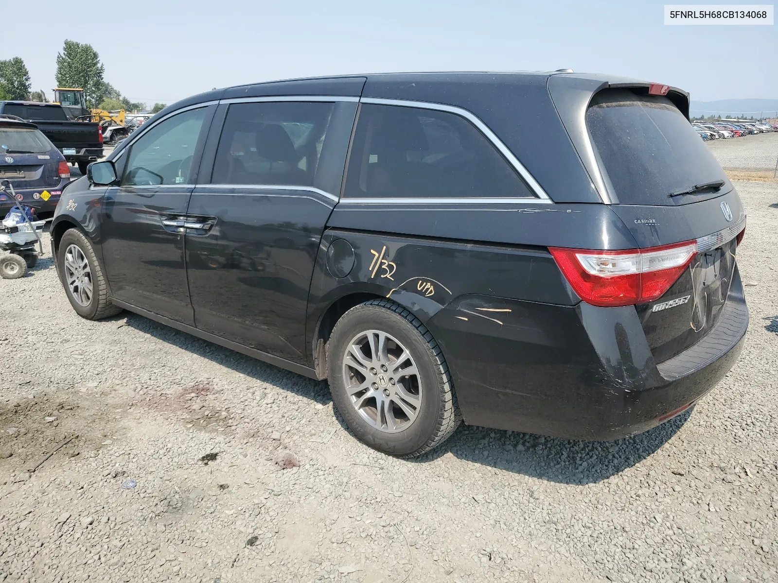 5FNRL5H68CB134068 2012 Honda Odyssey Exl