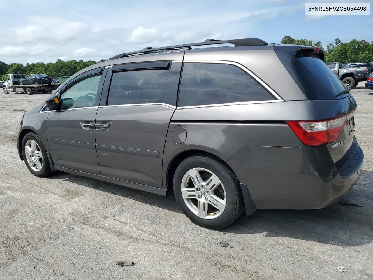 2012 Honda Odyssey Touring VIN: 5FNRL5H92CB054498 Lot: 66190044