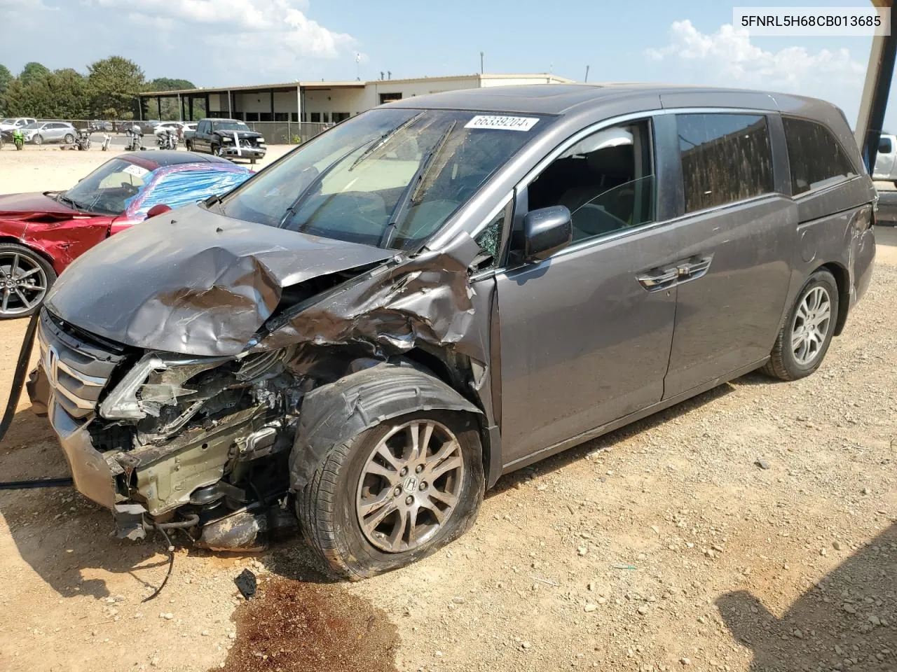 2012 Honda Odyssey Exl VIN: 5FNRL5H68CB013685 Lot: 66339204