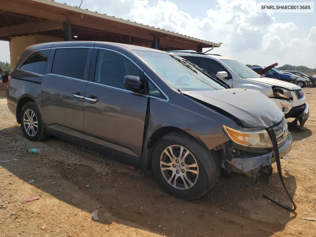 2012 Honda Odyssey Exl VIN: 5FNRL5H68CB013685 Lot: 66339204