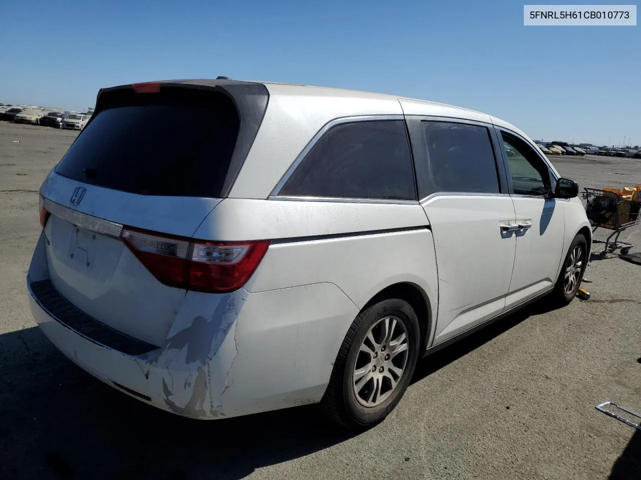 2012 Honda Odyssey Exl VIN: 5FNRL5H61CB010773 Lot: 66396864