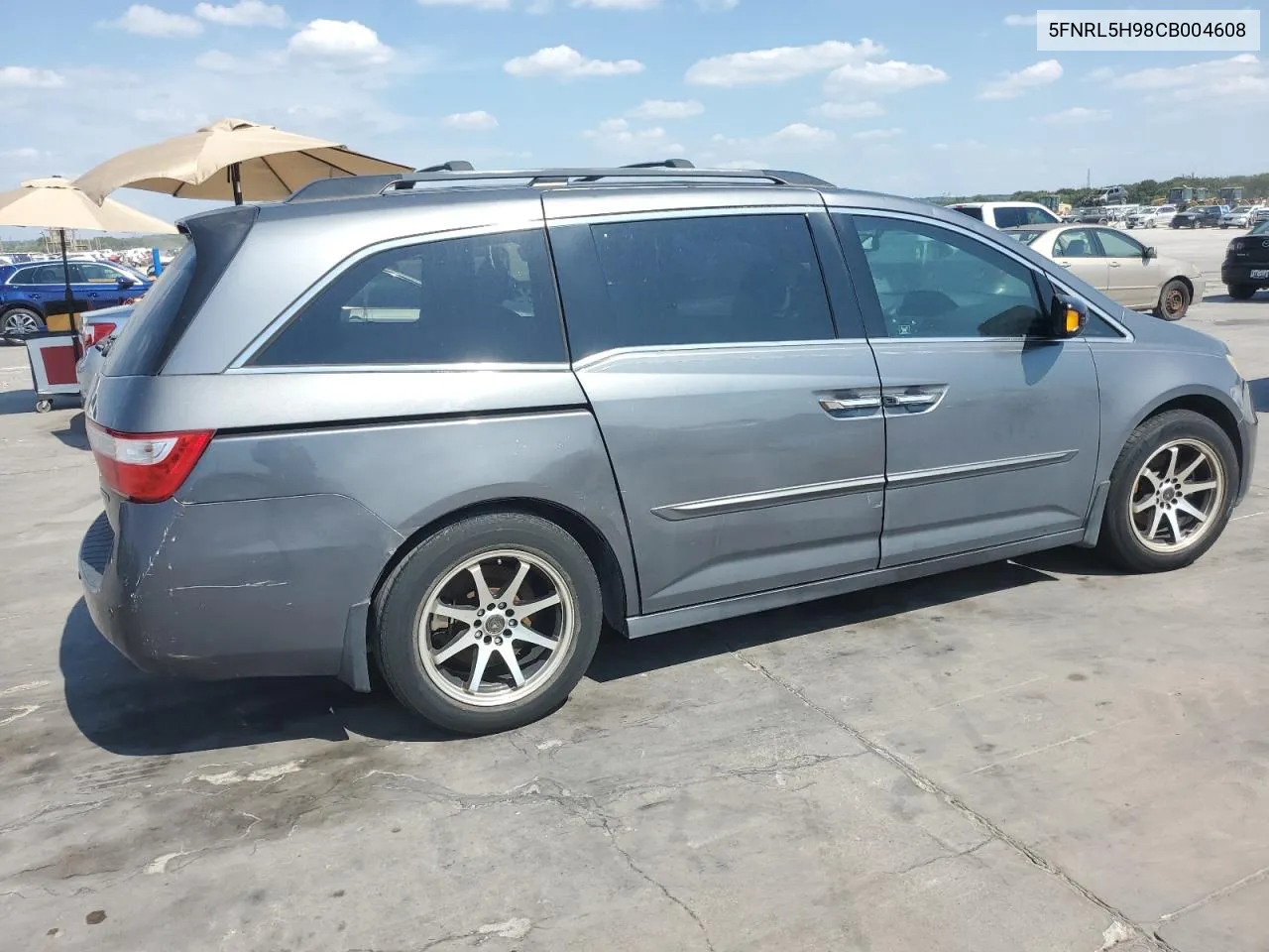 2012 Honda Odyssey Touring VIN: 5FNRL5H98CB004608 Lot: 66426944