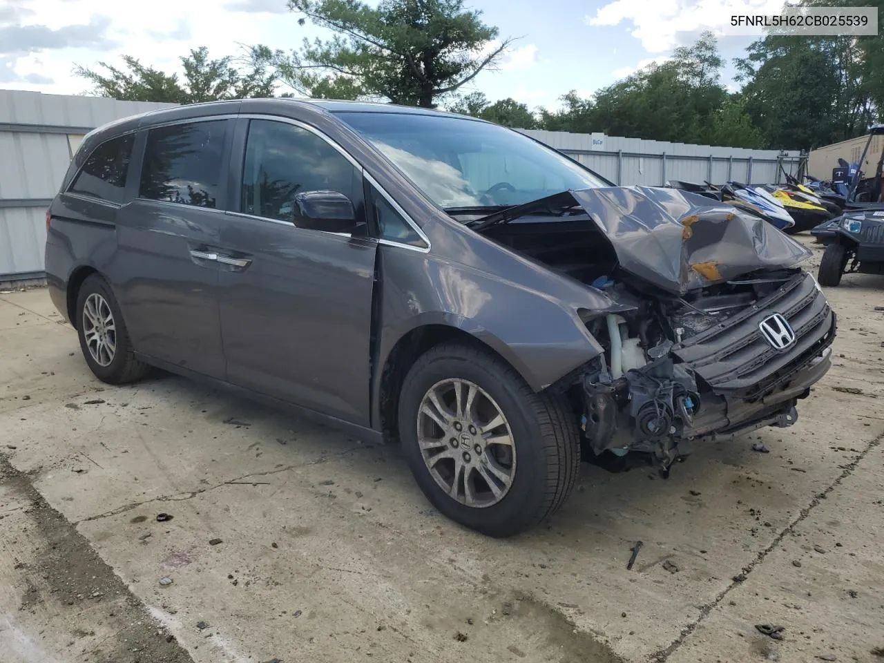 5FNRL5H62CB025539 2012 Honda Odyssey Exl