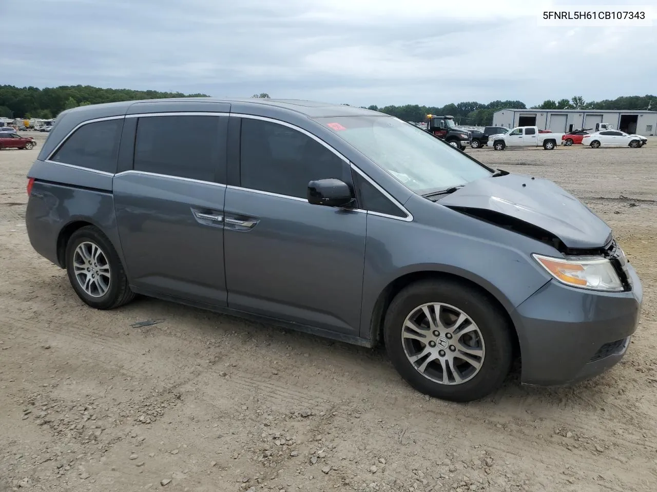 2012 Honda Odyssey Exl VIN: 5FNRL5H61CB107343 Lot: 67087244