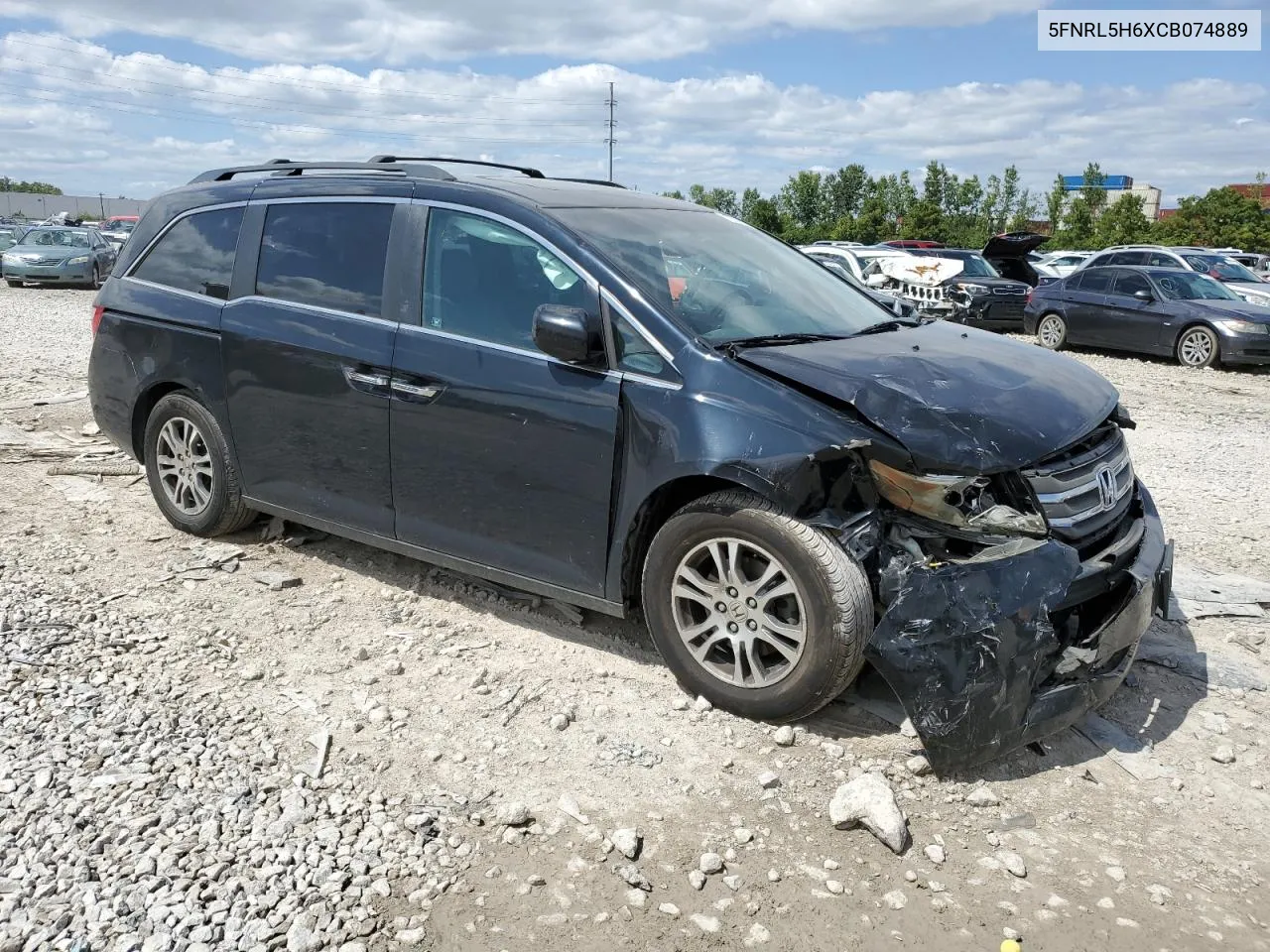 2012 Honda Odyssey Exl VIN: 5FNRL5H6XCB074889 Lot: 67194824