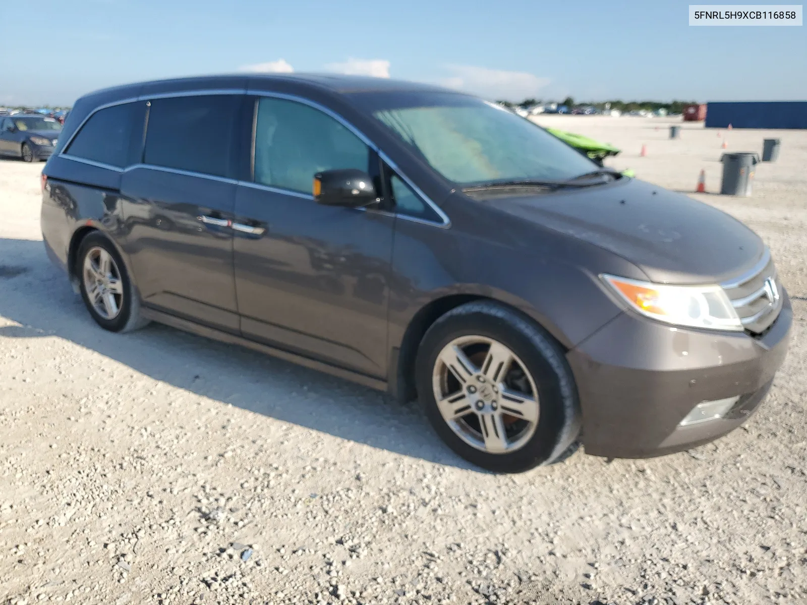 2012 Honda Odyssey Touring VIN: 5FNRL5H9XCB116858 Lot: 67197744