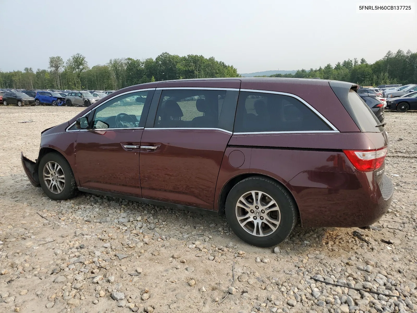 5FNRL5H60CB137725 2012 Honda Odyssey Exl