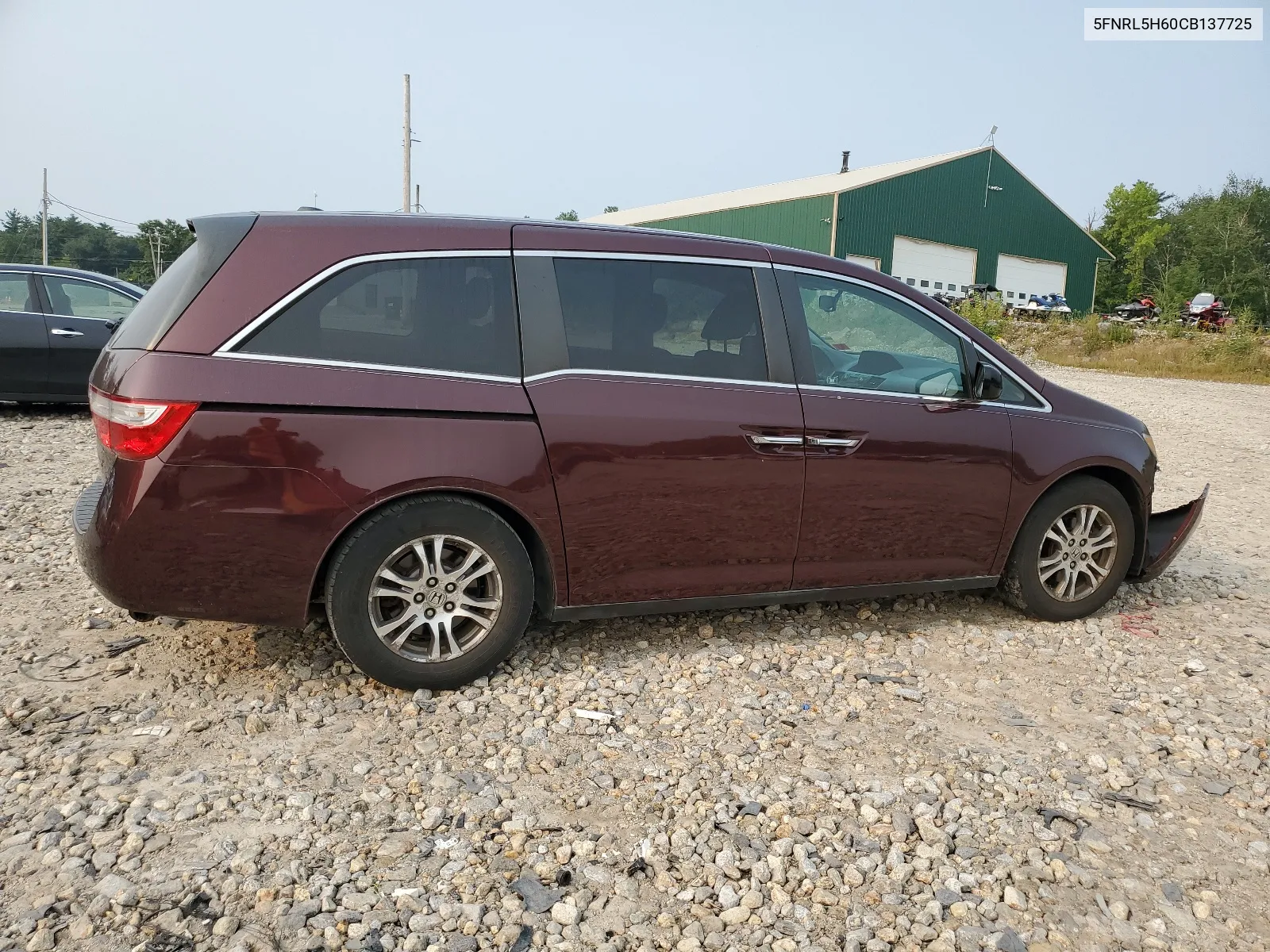 5FNRL5H60CB137725 2012 Honda Odyssey Exl