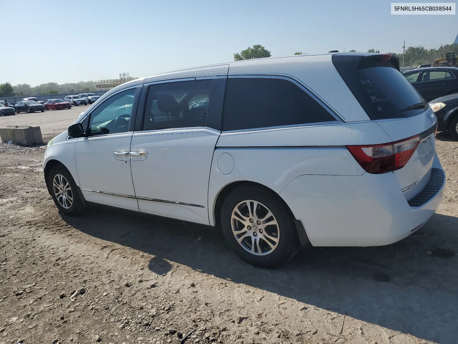 5FNRL5H65CB038544 2012 Honda Odyssey Exl