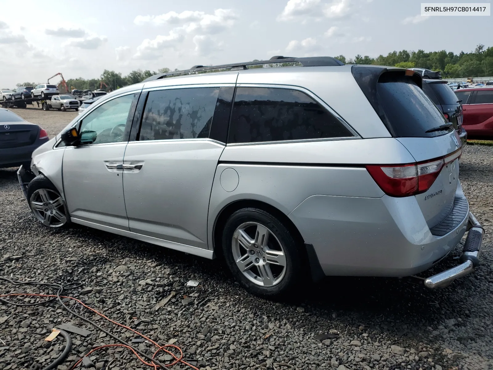 2012 Honda Odyssey Touring VIN: 5FNRL5H97CB014417 Lot: 67634864