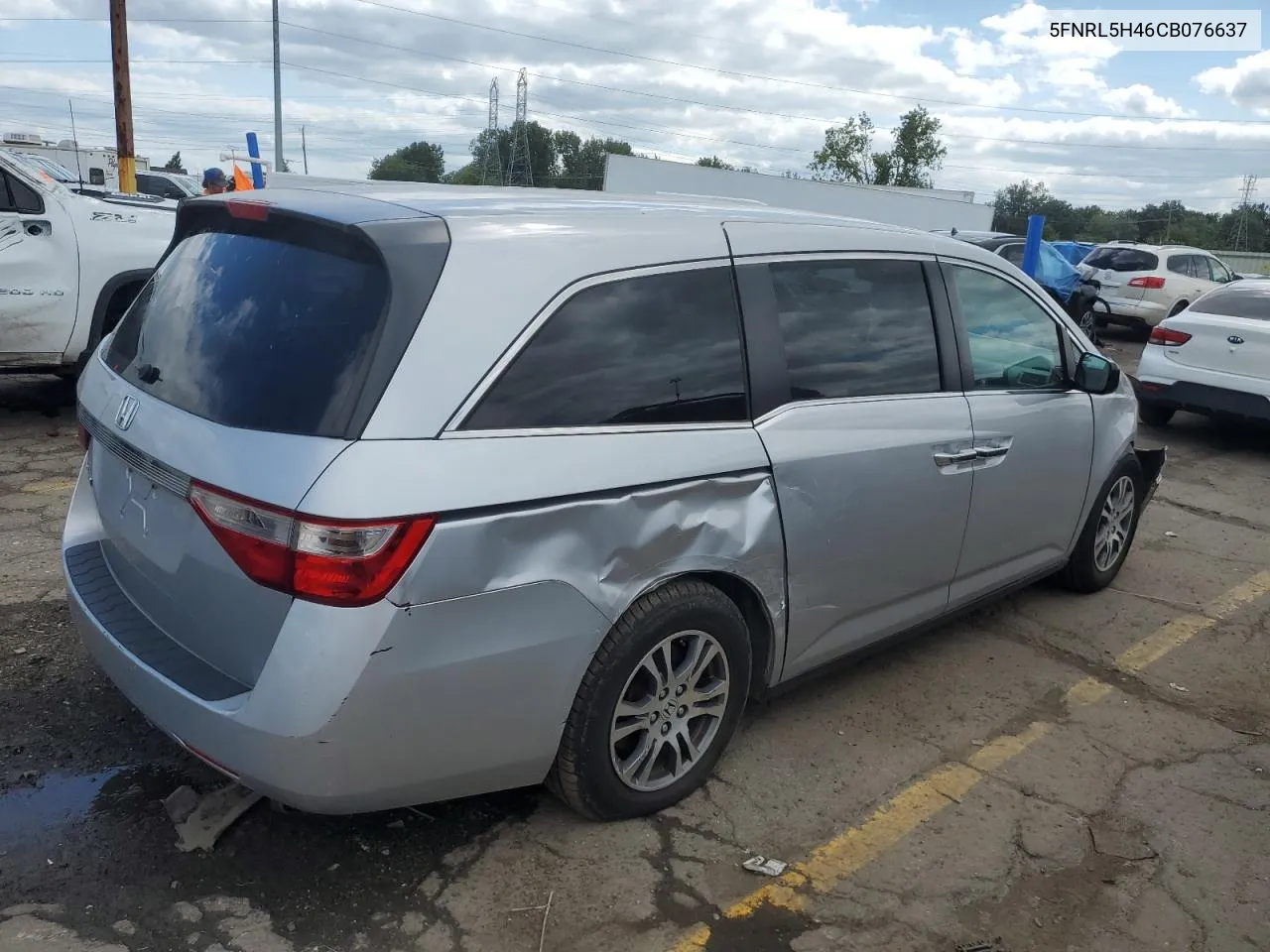 2012 Honda Odyssey Ex VIN: 5FNRL5H46CB076637 Lot: 67754434