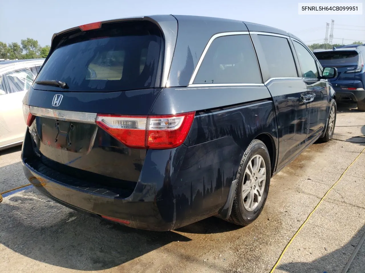 5FNRL5H64CB099951 2012 Honda Odyssey Exl