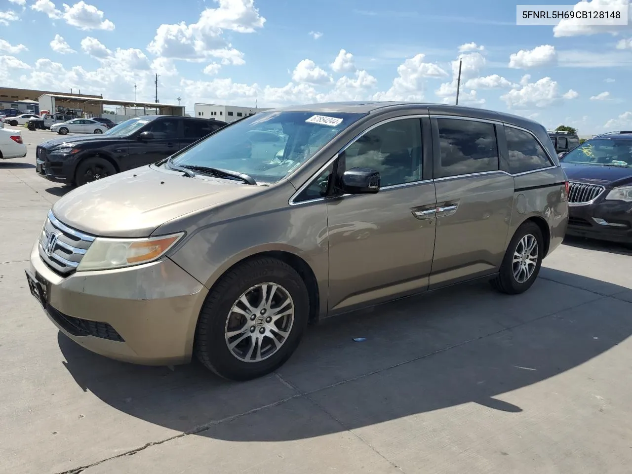 2012 Honda Odyssey Exl VIN: 5FNRL5H69CB128148 Lot: 67854244