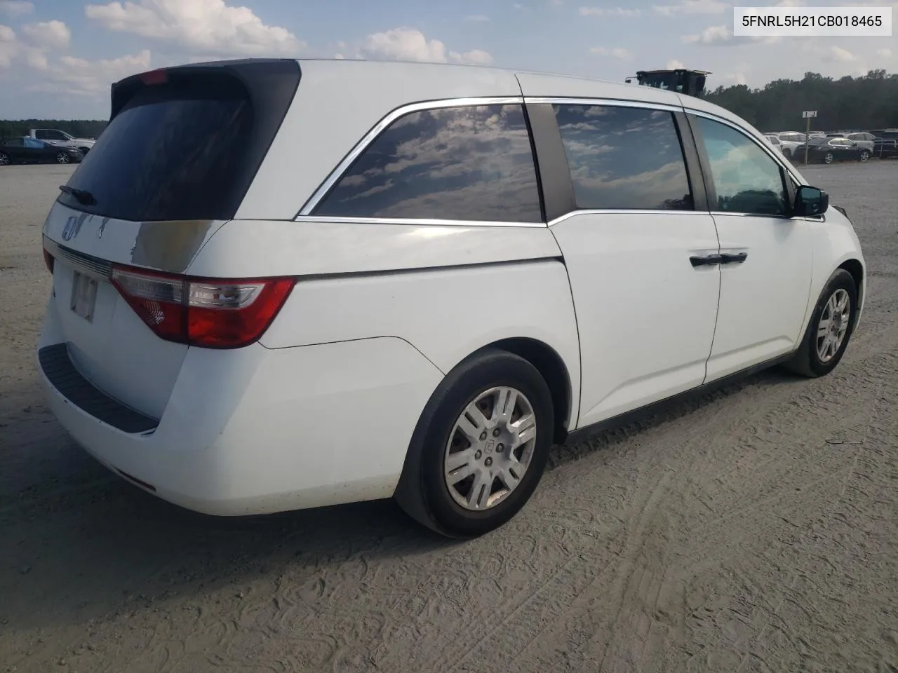 5FNRL5H21CB018465 2012 Honda Odyssey Lx