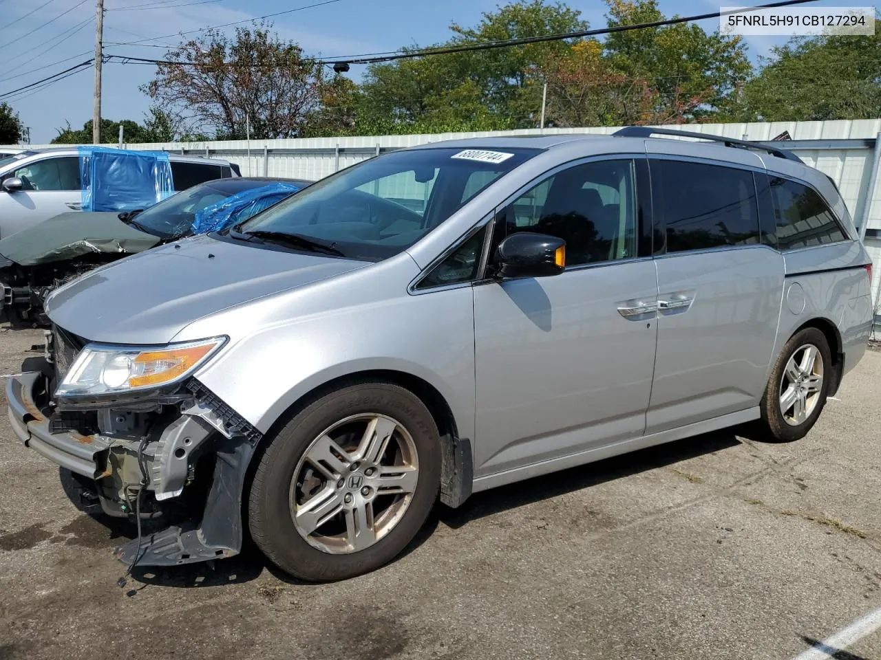 2012 Honda Odyssey Touring VIN: 5FNRL5H91CB127294 Lot: 68007744