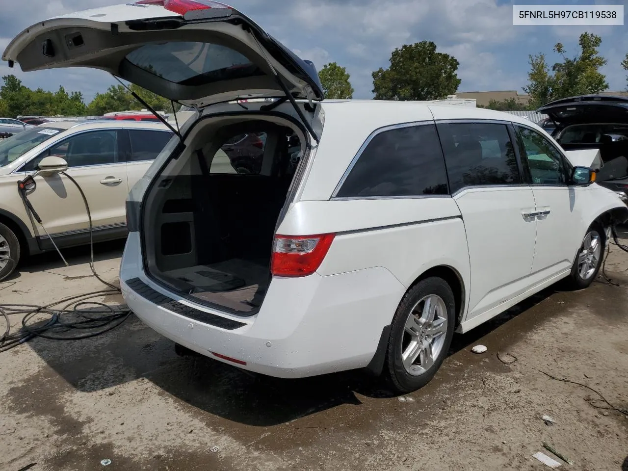 2012 Honda Odyssey Touring VIN: 5FNRL5H97CB119538 Lot: 68030164