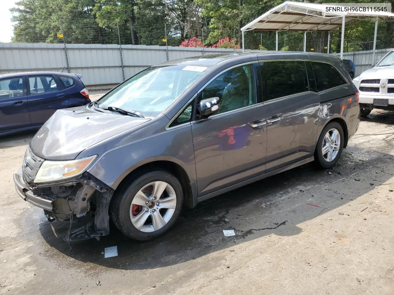 2012 Honda Odyssey Touring VIN: 5FNRL5H96CB115545 Lot: 68066074