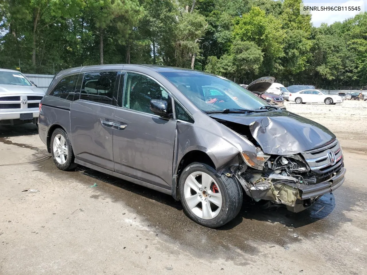 5FNRL5H96CB115545 2012 Honda Odyssey Touring