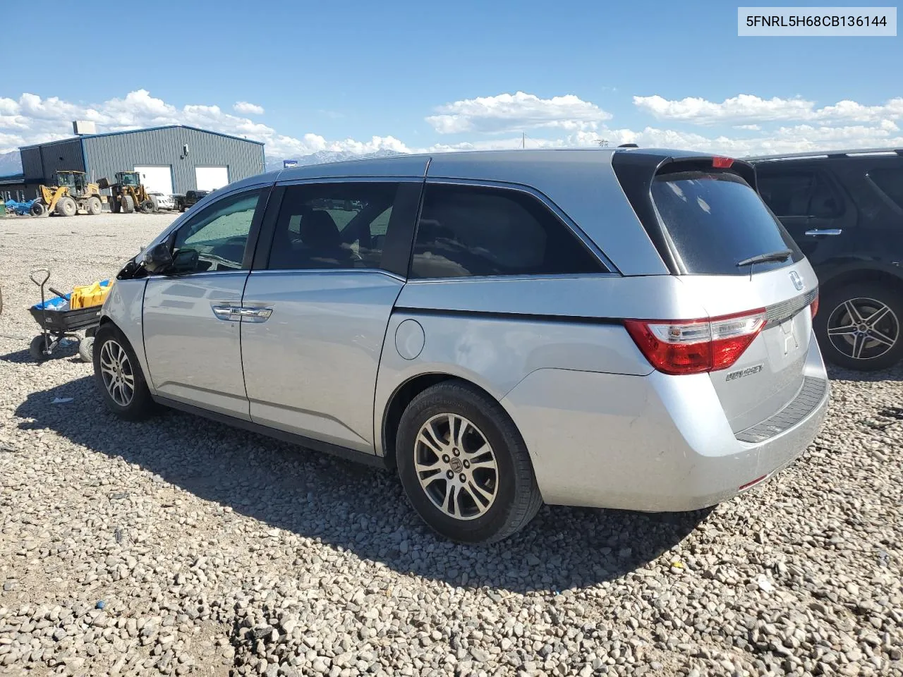 2012 Honda Odyssey Exl VIN: 5FNRL5H68CB136144 Lot: 68341714